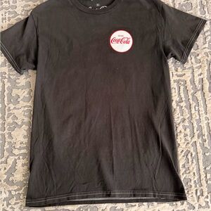 Coca Cola Black Tee with Red Logo